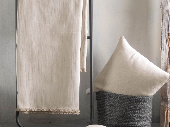 Ριχτάρι Figma Beige Ρυθμός Πολυθρόνα 160x180cm Βαμβάκι-Πολυέστερ