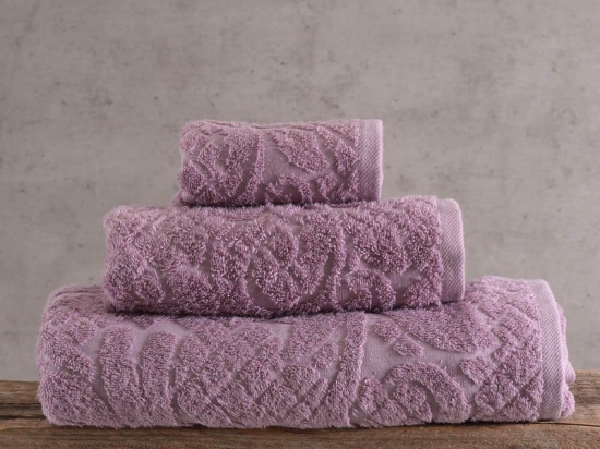 Πετσέτες Imani (Σετ 5τμχ) Purple Ρυθμός Σετ Πετσέτες 70x140cm 100% Πενιέ Βαμβάκι