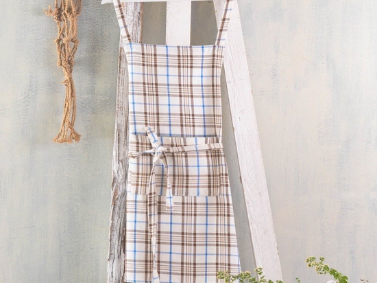 Ποδιά Κουζίνας Ολόσωμη Provence Brown Ρυθμός 100% Βαμβάκι