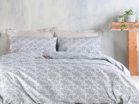 Μαξιλαροθήκες Bendetta (Σετ 2τμχ) Grey Ρυθμός 50Χ70 100% Βαμβάκι
