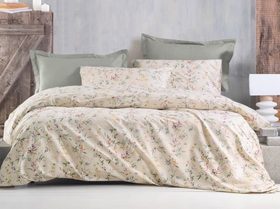 Μαξιλαροθήκες Corina (Σετ 2τμχ) Beige Ρυθμός 50Χ70 100% Βαμβάκι