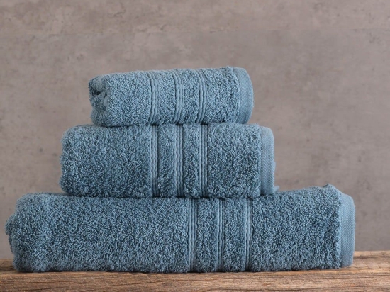 Πετσέτα Aria Denim Ρυθμός Χεριών 30x50cm 100% Πενιέ Βαμβάκι