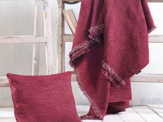 Ριχτάρι Avida Bordo Ρυθμός Διθέσιο 180x240cm Chenille,Βαμβάκι,Polyester
