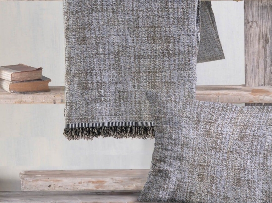 Ριχτάρι Cailin Brown Ρυθμός Τετραθέσιο 180x330cm Βαμβάκι-Πολυέστερ