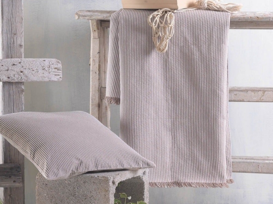 Ριχτάρι Hatton Brown Ρυθμός Πολυθρόνα 160x180cm Βαμβάκι-Πολυέστερ