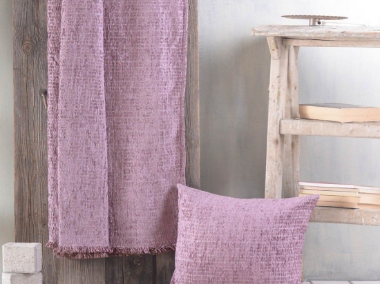 Ριχτάρι Rachell Purple Ρυθμός Πολυθρόνα 160x180cm Chenille,Βαμβάκι,Polyester