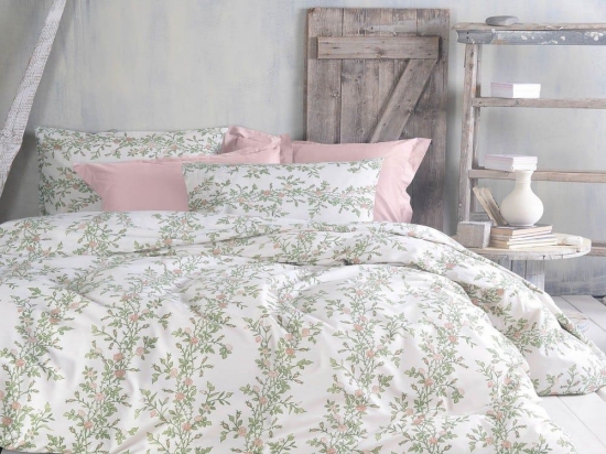 Σεντόνια Talia (Σετ 4τμχ) Pink Ρυθμός King Size 260x280cm Βαμβάκι-Πολυέστερ