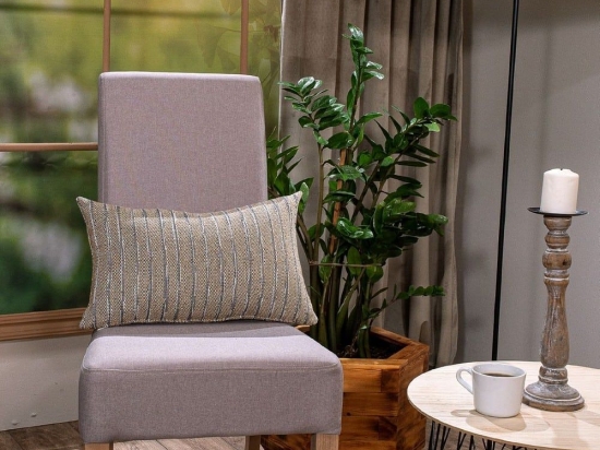 Μαξιλαροθήκη Διακοσμητική Orlando 02 Beige Teoran 30X50 Ακρυλικό-Πολυέστερ
