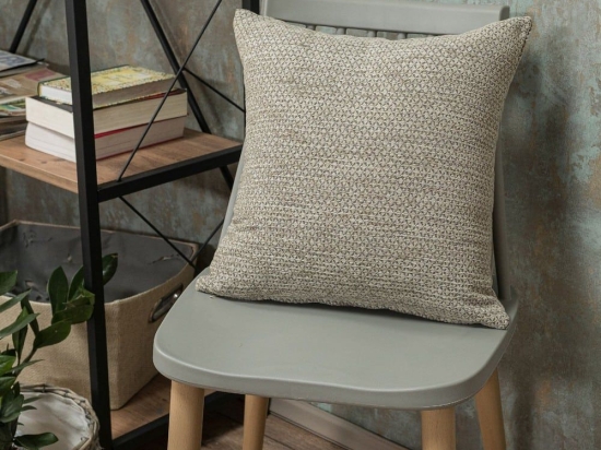 Μαξιλάρι Διακοσμητικό (Με Γέμιση) Utah 07 Beige Teoran 43X43 Ακρυλικό,Βαμβάκι, Polyester