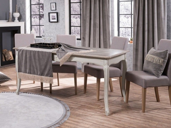 Τραβέρσα (Sari) Velvet 11 Silver Teoran 65X200 Βαμβάκι-Ακρυλικό