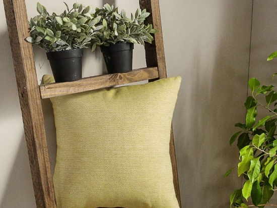 Μαξιλαροθήκη Διακοσμητική Donatella 08 Lime Teoran 43X43 Βαμβάκι-Πολυέστερ