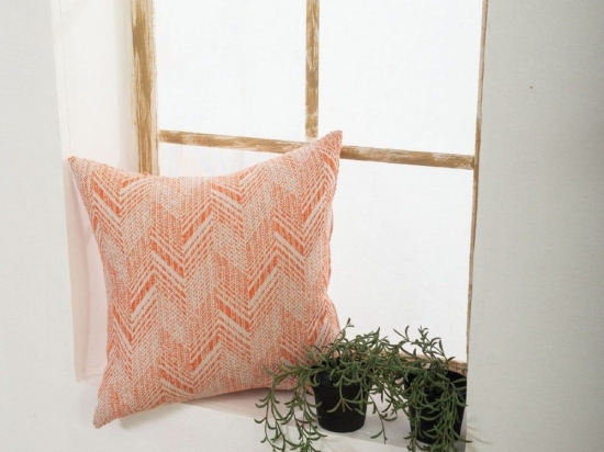Μαξιλαροθήκη Διακοσμητική Siena 15 Orange Teoran 43X43 Βαμβάκι-Πολυέστερ
