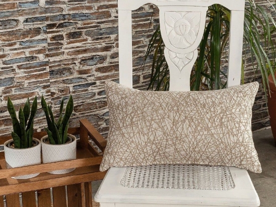 Μαξιλαροθήκη Διακοσμητική Potenza 02 Beige Teoran 30X50 Βαμβάκι-Πολυέστερ