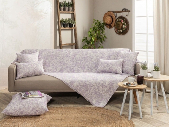 Ριχτάρι Meazza 07 Purple Teoran Πολυθρόνα 180x150cm Βαμβάκι-Πολυέστερ