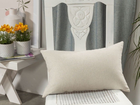Μαξιλαροθήκη Διακοσμητική Aragona 11 Beige Teoran 30X50 Βαμβάκι-Πολυέστερ