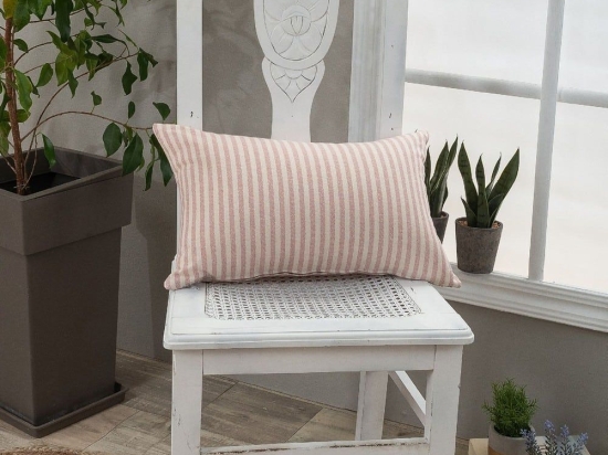 Μαξιλαροθήκη Διακοσμητική Guensa 06 Pink Teoran 30X50 Βαμβάκι-Πολυέστερ