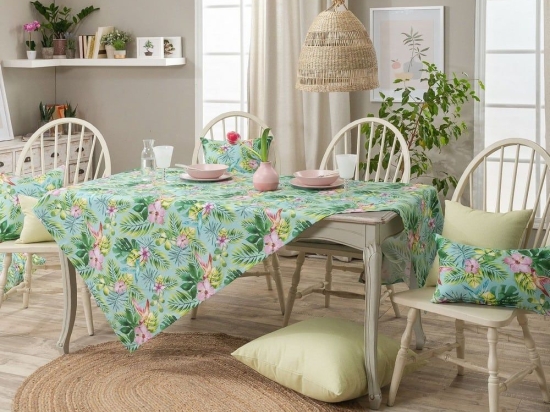 Τραπεζομάντηλο Morella Multi Teoran 135X180cm Βαμβάκι-Πολυέστερ
