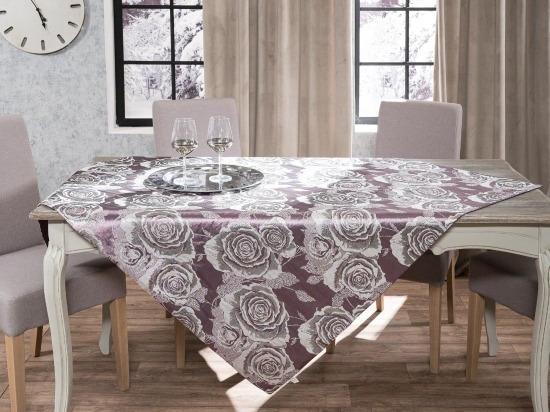 Καρέ W1111 07 Lila Teoran 90X90cm Πολυέστερ