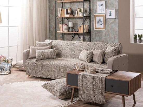 Ριχτάρι Sacramento 03 Elephant Teoran Πολυθρόνα 180x150cm Ακρυλικό,Βαμβάκι, Polyester