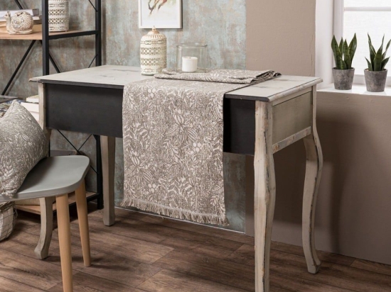 Τραβέρσα Montana 02 Beige Teoran 45X180 Ακρυλικό,Βαμβάκι, Polyester