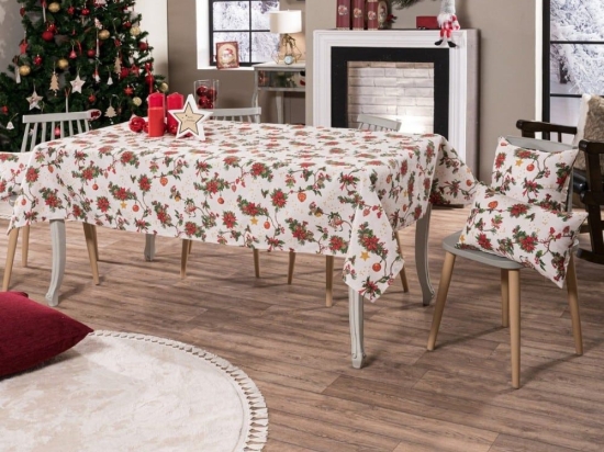 Τραπεζομάντηλο Χριστουγεννιάτικο Essen Multi Teoran 135X180cm
