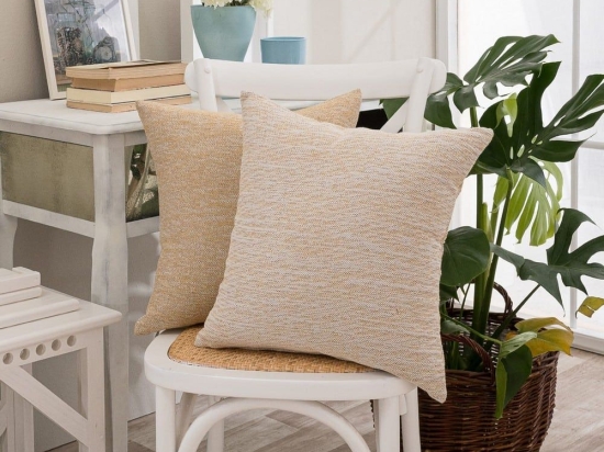 Μαξιλαροθήκη Διακοσμητική Ragusta 14 Yellow Teoran 43X43 Βαμβάκι-Πολυέστερ