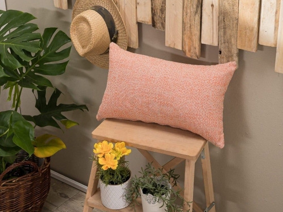 Μαξιλαροθήκη Διακοσμητική Savona 15 Pink Teoran 30X50 Βαμβάκι-Πολυέστερ