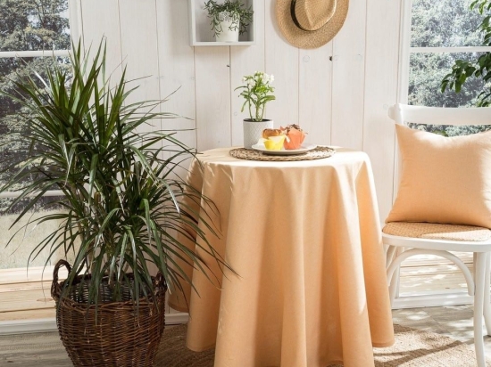 Ροτόντα Laredo 14 Peach Teoran Διάμετρος 180cm Φ180 Βαμβάκι-Πολυέστερ