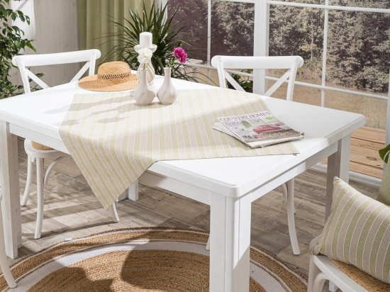 Καρέ Prado 08 Lime Teoran 90X90cm Βαμβάκι-Πολυέστερ