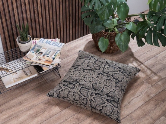 Μαξιλαροθήκη Διακοσμητική Δαπέδου Malibu 03 Elephant Teoran 65Χ65 Ακρυλικό,Βαμβάκι, Polyester