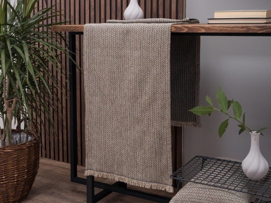 Τραβέρσα Melrose 03 Elephant Teoran 45X180 Ακρυλικό,Βαμβάκι, Polyester