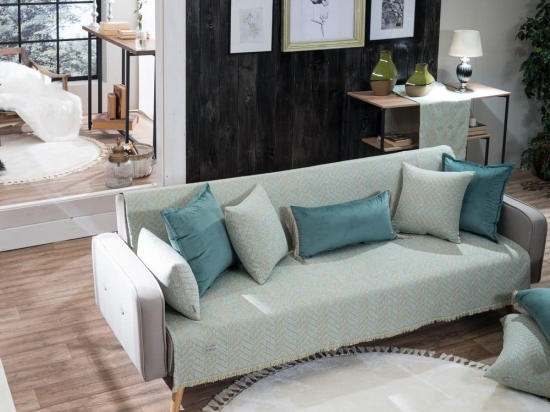 Ριχτάρι Niagara 13 Mint Teoran Τριθέσιο Ακρυλικό,Βαμβάκι, Polyester