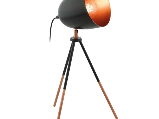 Φωτιστικό Επιτραπέζιο Chester 49385 Black Eglo Μέταλλο