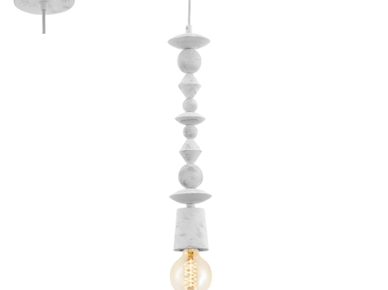 Φωτιστικό Οροφής Avoltri 49371 White Eglo Ξύλο
