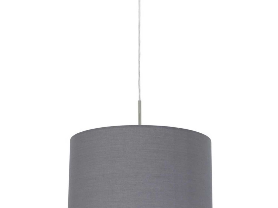 Φωτιστικό Οροφής Pasteri 31573 Grey Eglo Μέταλλο,Ύφασμα