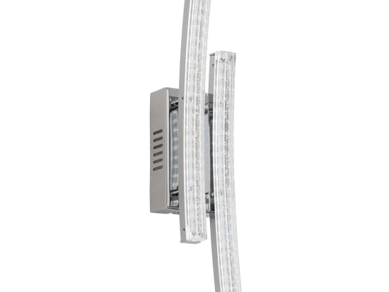 Φωτιστικό Τοίχου Led Pertini 96097 Clear Eglo Αλουμίνιο,Πολυπροπυλένιο