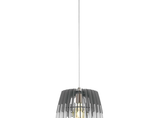 Φωτιστικό Οροφής Artana 32824 Grey-White Eglo Μέταλλο,Ξύλο