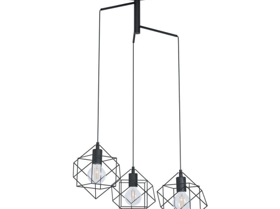 Φωτιστικό Οροφής Ø650 'Straiton' 43366 Black Eglo Μέταλλο