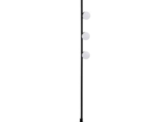 Φωτιστικό Δαπέδου Led Phianeros 99378 3000K Black-White Eglo Μέταλλο,Πλαστικό