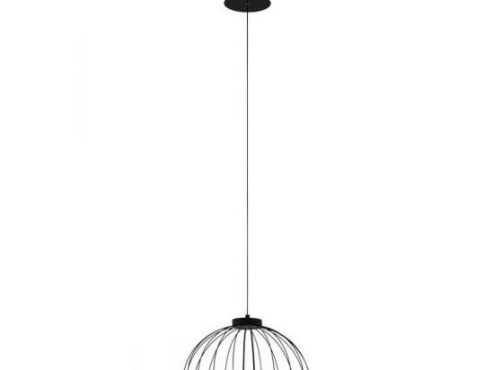 Φωτιστικό Οροφής Bogotenillo 99401 Ø400 Black Eglo Μέταλλο,Πλαστικό