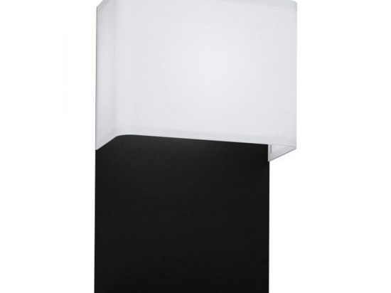 Φωτιστικό Τοίχου-Απλίκα Led Galdakao 99069 Black-White 3000K Eglo Μέταλλο,Ύφασμα