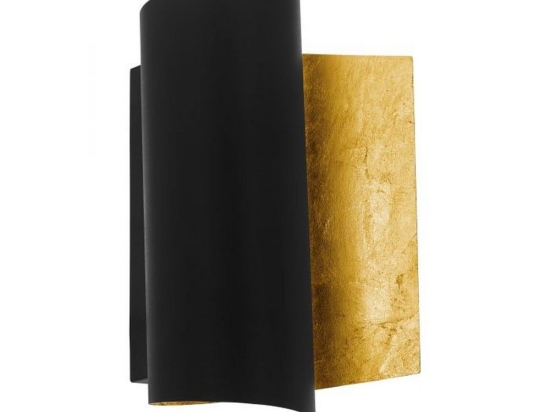 Φωτιστικό Τοίχου-Απλίκα Falicetto 98759 Black-Gold Eglo Μέταλλο