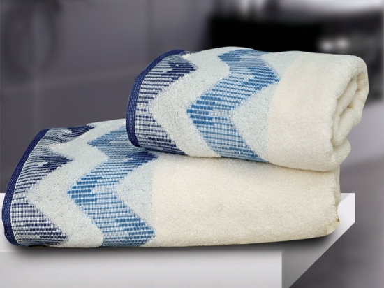 Πετσέτα Manon Navy Sb Home Χεριών 30x50cm 100% Βαμβάκι