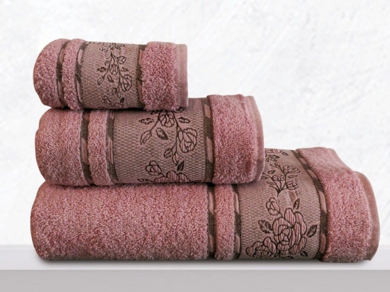 Πετσέτα Themis Dusty Pink Sb Home Χεριών 30x50cm 100% Βαμβάκι