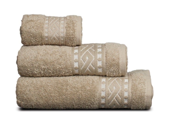 Πετσέτα Rayan Beige Sb Home Χεριών 30x50cm 100% Βαμβάκι