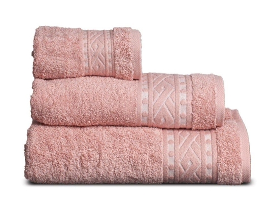 Πετσέτα Rayan Pink Sb Home Χεριών 30x50cm 100% Βαμβάκι