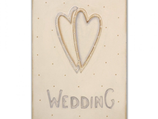 Κουτί Wedding 29x18x10 EI1514 Cream Ξύλο