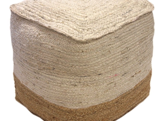 Πουφ AI19JPF-015POUF Natural Ψάθα