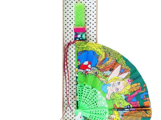 Λαμπάδα Παιδική Βεντάλια LA22049D 30cm Multi