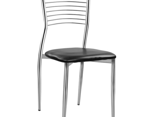 ΚΑΡΕΚΛΑ ELVIRA HM0025.02 ΜΕ ΚΑΘΙΣΜΑ ΑΠΟ ΜΑΥΡΟ PU 40X44X83 εκ.